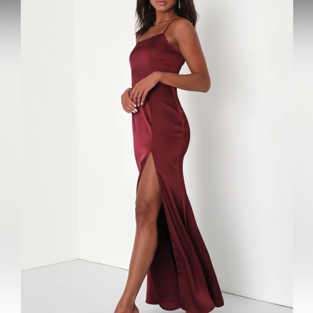 Lulus Wine Red Formal Dress